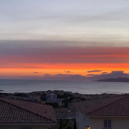 T2 Clim 54m2, 17m2 De Terrasse Tres Belle Vue Apartman LʼÎle-Rousse