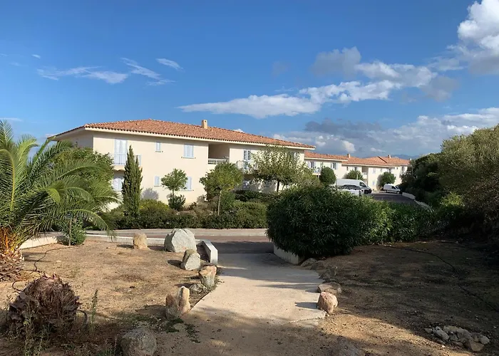 T2 Clim 54m2, 17m2 De Terrasse Très Belle Vue Appartement LʼÎle-Rousse